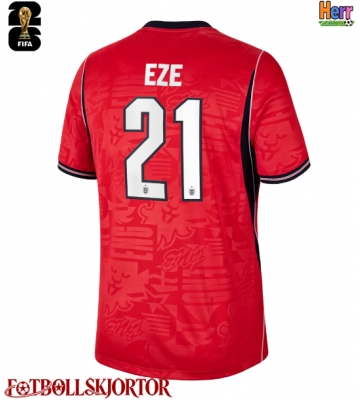 England Eberechi Eze #21 Bortatröja VM 2026 Kortärmad